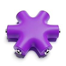 1 input / 5 outputs (any socket can be used as input) Connect up to 5 devices to one source device - 6 Port 5 Way Nickel Plated for increased corrosion protection 3.5 mm adapter splits line into five 3.5 mm ports Connectors: 6 x TS 3.5mm (1/8" - 1/8 ...