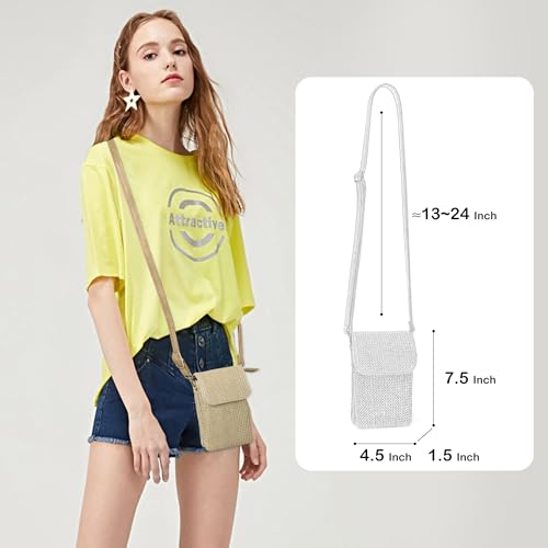 MINICAT Straw Small Summer Purses for Women Crossbody Purse Beach Bags for Everyday Cruise Travel Vacation Essentials2