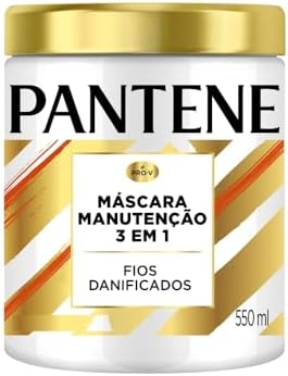 Máscara Pantene Pro-Vitaminas 3 Em 1 Manutenção Com Óleo De Abaca...