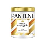 Máscara Pantene Pro-Vitaminas 3 Em 1 Manutenção Com Óleo De Abacate Para Fios Danificados 550ml