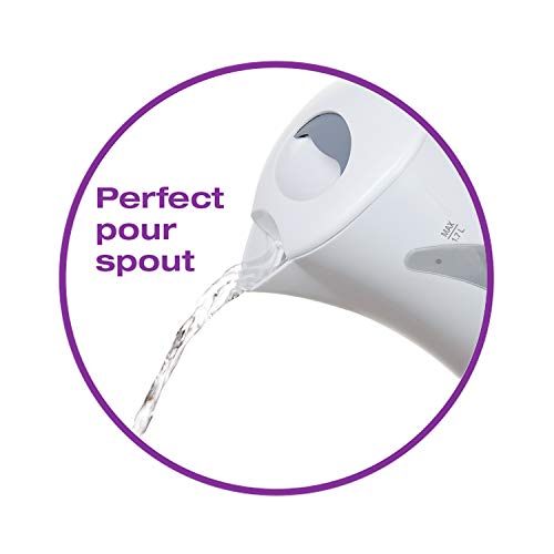 Salton Electric Jug Kettle, Std, White #TOP4