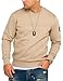 JACK & JONES Infinity Herren Sweatshirt Austin Pullover Sweater Crockery, M
