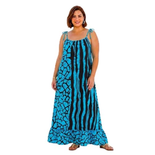 Robe longue fleurie en coton pour vos journées d'été à la plage