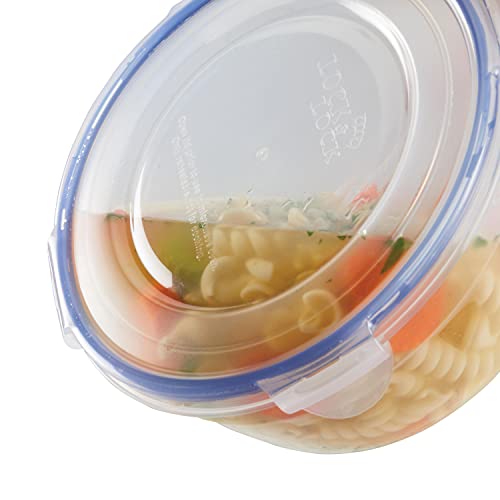 LocknLock Easy Essentials Food Storage lids/Airtight containers/Stackable, BPA Free, 6 Piece, Clear by LocknLock - Image 3