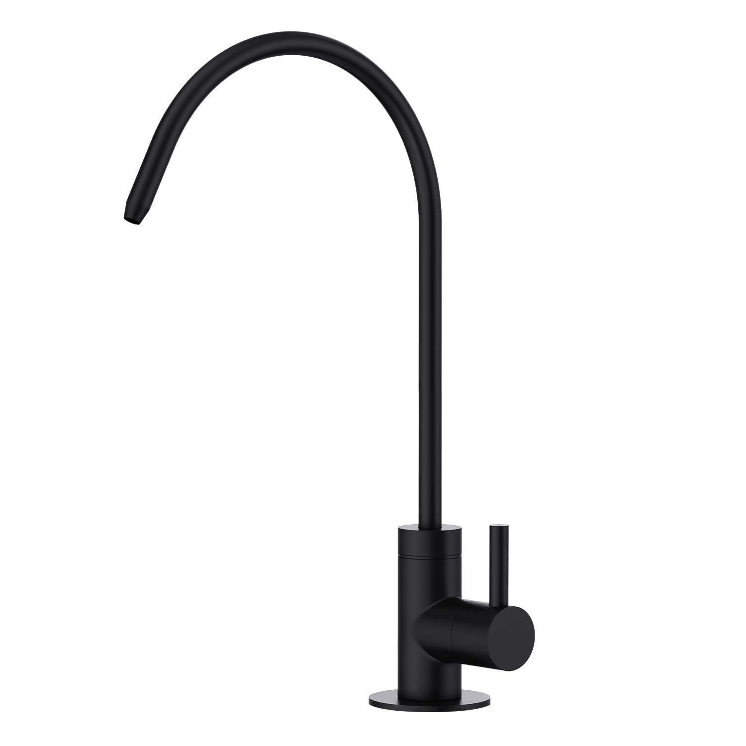 GIMILI Matte Black Drinking Water Faucet for Kitchen Sink, Kitchen Water Filter Faucet Stainless Steel for Reverse Osmosis or Water Filtration System Beverage Non-Air Gap RO Faucet