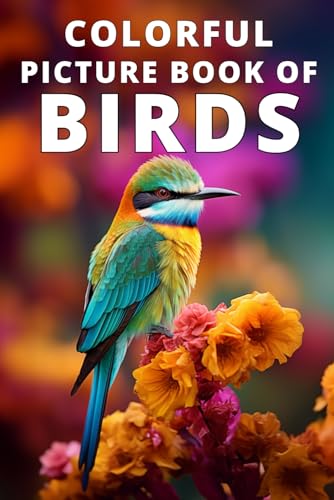 Colorful Picture Book of Birds: Colorful Extra-Large Print Bird Pictures With Names | A Gift/Present Book for Alzheimer's Patients, Seniors/Adults ... and Other Life Challenges (Dementia Books)