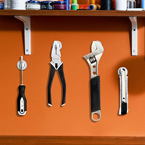 Ring Neodymium Strong Magnets With Disc Countersunk Hole Rare Earth Magnets Heavy Duty 0.59"Dx0.12"H Round Small Magnets With Mounting Screw For Crafts Diy Science Lockers Tool Storage, 6 Pcs #TOP3