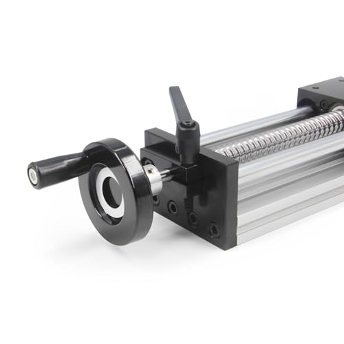 Befenybay 250 mm effektive Verfahrlänge Doppelter optischer Achsenführungs-Kugelumlaufspindel SFU1605 Handkurbel für DIY-CNC-Fräserteile X Y Z Lineartischaktuator