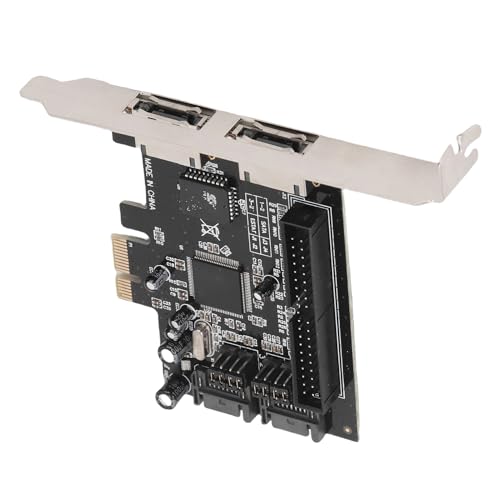 Adaptador IDE de 3 Gbps con tarjeta PCI Express GOWENIC de 2 puertos para conectar discos ATA