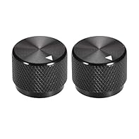 Guitar Effect Pedal Knob Amplifier Control Knobs for Guitar Parts Accessories Great for guitar amp knobs replacement.Can be used for synthesizers, electric guitar,ect Plastic control knob to be assembled to a potentiometer for easier rotation. Fits 1...