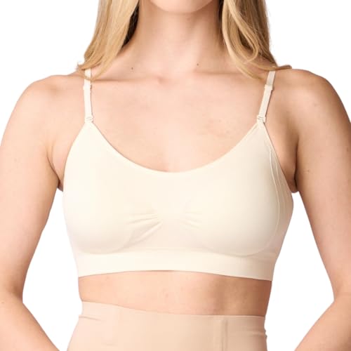 Coobie シームレス スクープネック ブラ, アイボリー(Ivory), One Sizeの商品画像（Amazon）