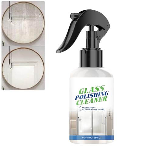 Spray et vernis nettoyant pour vitres multi-surfaces, nettoyant pour vitres, brillant sans traces pour miroirs et voitures, spray à action rapide, élimine les empreintes digitales, la saleté (1Pcs)