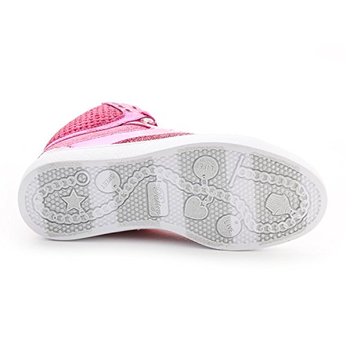 Pastry Youth Pop Tart Glitter High-Top Sneaker, Fuchsia, 10 Little Kids #TOP1