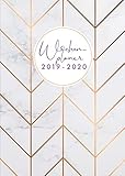 bürobedarf wagner  Wochenplaner 2019-2020: Juli 2019 bis Dezember 2020, modernes Marble Cover Design mit rose-gold Pattern, 18 Monate Wochen- und Monatsplaner, 1 Woche ... 15x21 cm (Bürobedarf 2019-2020, Band 3)