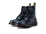 Dr. Martens Women's 1460 Pascal Mystic Floral 8 Eye Boot, Black, 7