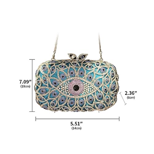 Sacs à main et sacs à main de luxe strass pour pochette soirée - 4