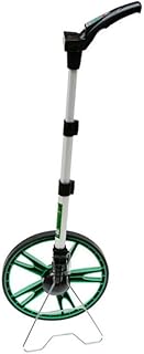 EVANEM Distance Measuring Wheel, Large Diameter Digital Display Foldable Distance Measuring Wheel with Aluminum Alloy Telescopic Handle Folding Handle,Storage Bag Measurement