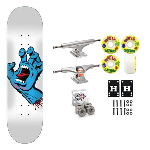 Santa Cruz Skateboard Complete White 8.25" Independent