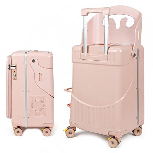 MAITUD 20 Inch Kids Suitcase With Seat