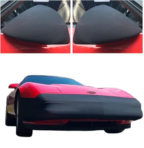 Image of C4 Corvette NoviStretch Front Bumper Mask : Fits All 1984-1996 C4 Corvette Models Including Grand Sport & ZR1 (Front Bumper Mask + Mirror Masks)