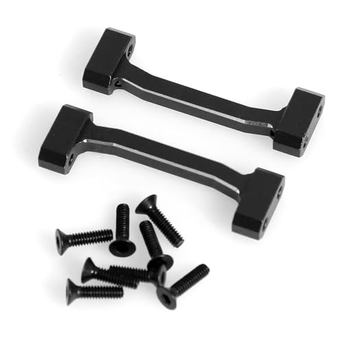 Aluminum Chassis Cross Brace Upper for Losi 1/18 Mini LMT 4X4 Brushed Monster Truck，Replacement for Losi - LOS211047 Upgrade Part Cross Brace Upper for Losi-LOS01026 1/18 Mini LMT Monster (Black) — view 4