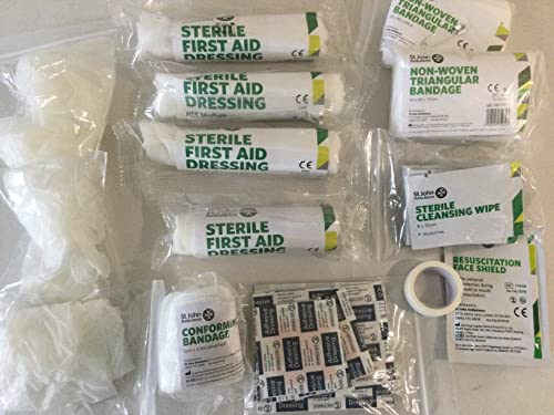 St John Ambulance 10 Persona Pequeño HSE REFILL Kit de primeros auxilios - Larga caducidad Cover