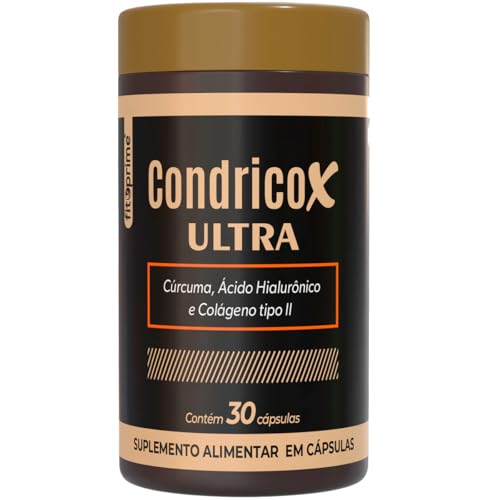 Condricox Ultra Cúrcuma Ácido Hialurônico Colágeno Tipo II com 30 Cápsulas