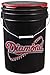Diamond 6-Gallon Ball Bucket with 30 DOL-A Baseballs, Black