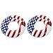 Swimline 36" Inflatable American Flag Swimming Pool and Lake Tube Float (2 Pack)