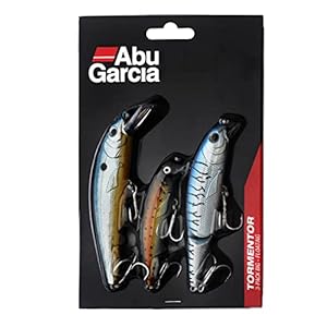 Abu Garcia Tormentor 3 Pack Leurre dur pour la Pêche des Carnassiers, Polyvalents et Efficaces