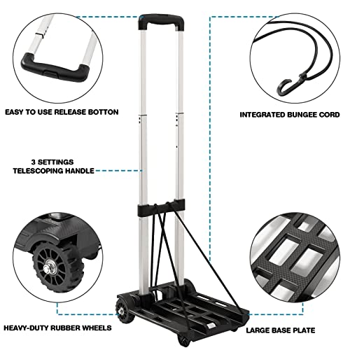 Rolling Cooler 48 Can Cooler On Wheels Beach Cooler With Rubber Wheels And Handle Insulated Large Rolling Cooler With Bungee Cord And All-Terrain Cart For Beach, Tailgate Parties, Work, 2-In-1 Design #TOP4