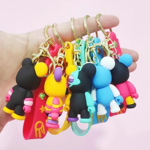 Image of GEOCARTER Teddy Bear Keyring | Cute Keychain for Bags & Keys