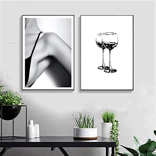 Peinture sur toile lèvres roses moderne pour une ambiance glamour de chambre à coucher
