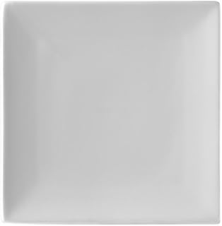 10 Strawberry Street Whittier 5.875" Coupe Square Bread & Butter Plate, Set of 6, White