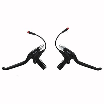 UJEAVETTE Electric Bike Brake Levers Handle Grip Electric Scooter Handlebar 1 Pair
