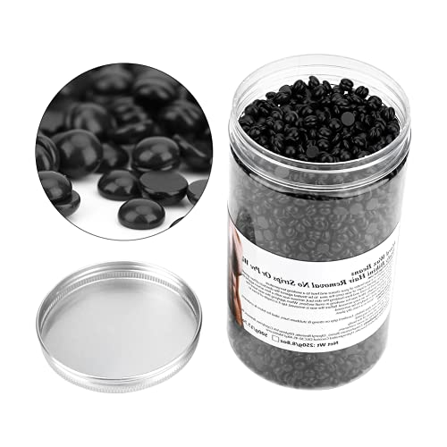 Depilatory Hard Wax Bean, Pure Mild Durable Wax Bean Hair Remover Wax Bean Convenient with Jar for H