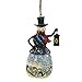 Enesco Jim Shore Heartwood Creek Snowman with Lantern Ornament, 4-1/2-Inch