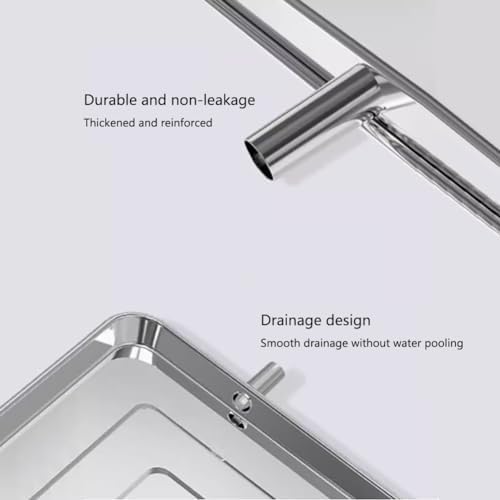 Durable Stainless Steel Drip Tray for Air Conditioner Units, Efficient Condensate Drain Pan for Moisture Control, Essential AC Maintenance Accessory