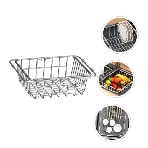 Escurridor de platos de acero inoxidable premium con sistema extensible de diseño 7