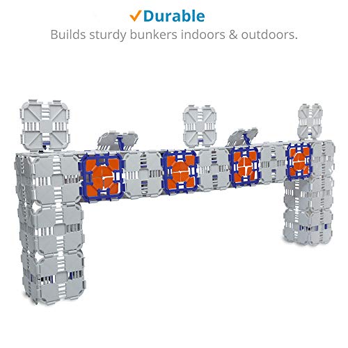 Blaster Boards - 2 Pack | Kids Fort Building Kit For Nerf Wars & Creative Play | 92 Piece Set #TOP4