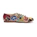 GOBY Zapatos de Cordones Multicolor EU 41