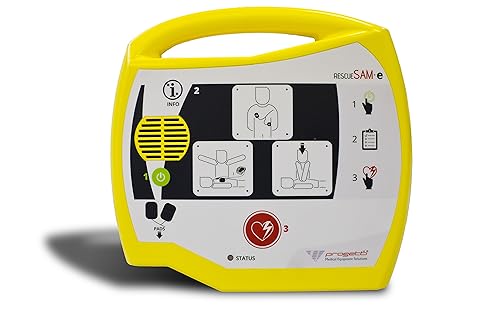 Rescue SAMe DAE Defibrillator komplett mit Elektroden für Erwachsene und Batterie