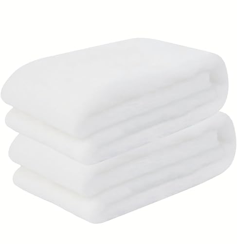 Huucozn 2 PCS Lana Filtrante para Acuario 100 x 12 x 3 cm, Material Filtrante para Acuario