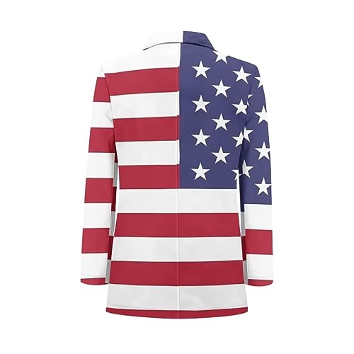 TOADDITDO Men's Regular Fit Blazer Jackets Suit One Button Lightweight Sport Coats Casual Blazer with 2 Side Pockets4