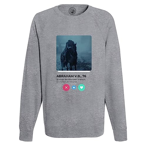 Sweat Shirt Homme Cavalier sans Tête pour Rencontre et Réseau Social