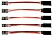 Apex RC Products 3" / 75mm JR Style Servo Extension - 5 Pack 1002