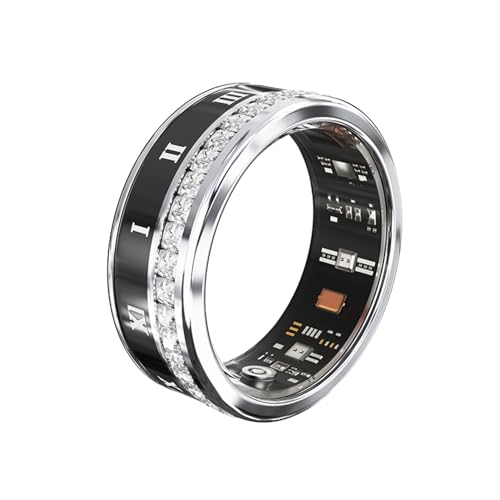 Anneau intelligent de santé avec podomètre et suivi du sommeil pour homme et femme