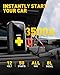 Jump Starter with Air Compressor, AUXITO 3500A Portable Car Jumper, 120PSI Digital Tire Inflator, 12V Jump Box for All Gas/8L Diesel Engine, Power Bank with Type-C Quick Charger, 400LM Emergency Light