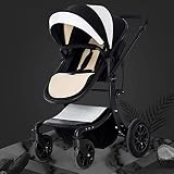 ★FUNKTION: Der Kinderwagen kann als Bett für Babys im Alter von 0-6 Monaten verwendet werden. Außerdem kann er durch einen Sitz ersetzt werden, der für Kinder im Alter von 7 bis 36 Monaten geeignet ist.