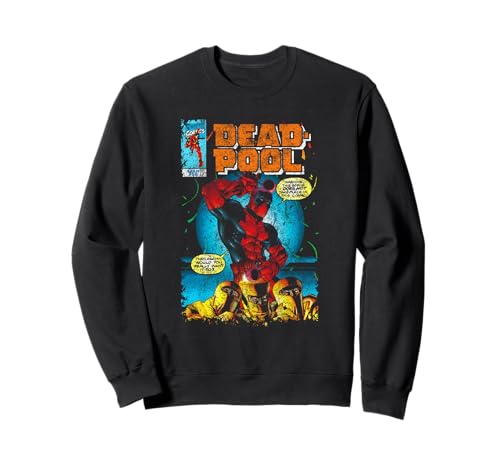 Marvel Deadpool Deadpool Comic Cover Sweatshirt